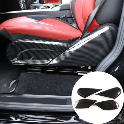For Benz G-Class 2019-24 Carbon Fiber ABS Seat Button Handle Panel Cover Trim US 2