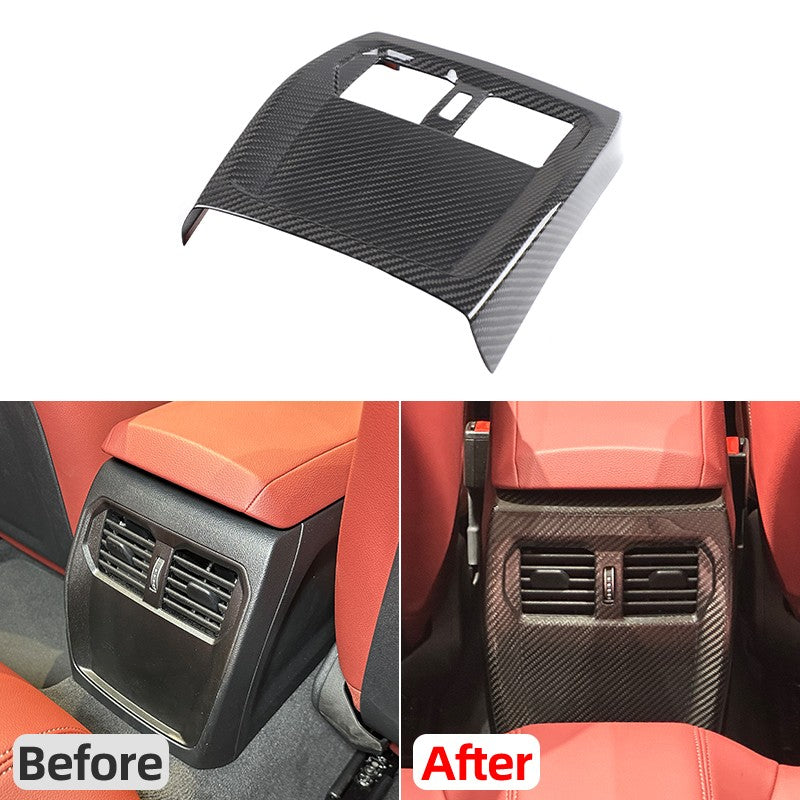 Real Carbon Fiber Rear Air Vent Trim For BMW 4 Series 430i G22 G26 2020-24 2