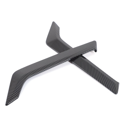 ABS Carbon Fiber Front Fender Side Vent Trim For Infiniti Q60 2016-2025 US 3