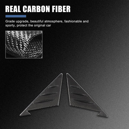 Real Carbon Fiber A-Pillar Triangle Trim For Nissan 350Z Z33 2003-2006 17