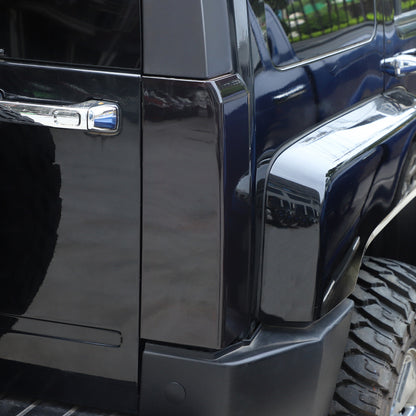 Smoked Black Rear Tail Light Guard Decor Cover Trim Bezels For Hummer H3 2005-09 5