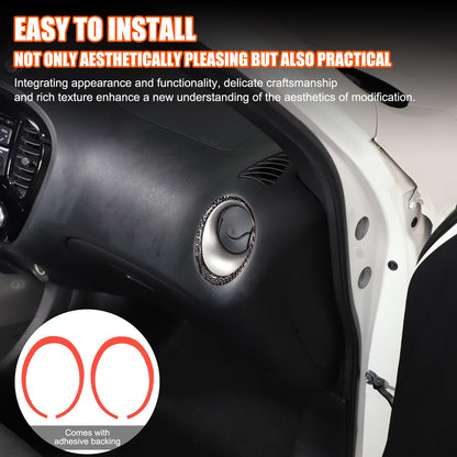 Soft Carbon Fiber Interior Center Console trim Sticker For Nissan Juke 2011-2019 70