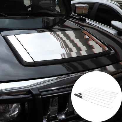 9PCS Steel Hood Engine Air Vent Outlet Cover Trim Fit For Hummer H3 2005-2009 12