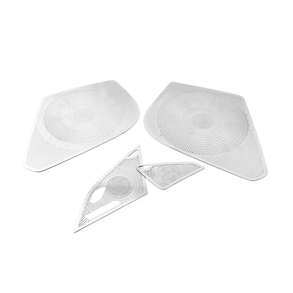 Stainless Stee Door Horn Net Speaker Net Patch For Corvette C7 2014-19 US 5