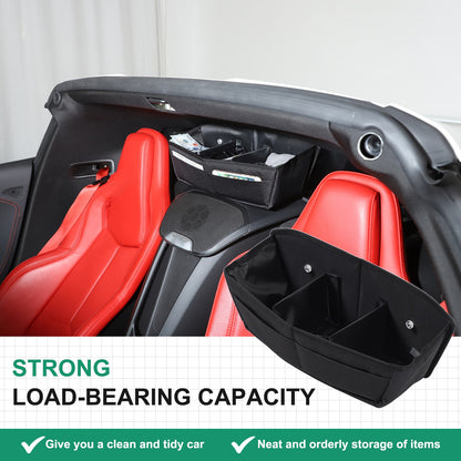 Front & Rear Center Console Storage Bag Tray For Corvette C8 2020+ - Variants 6-10 30