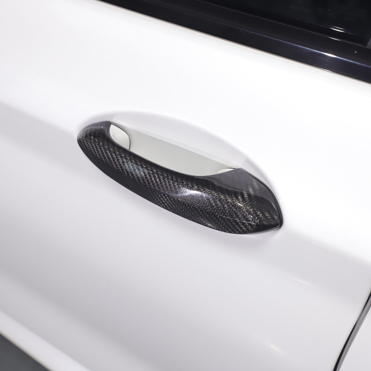 Real Carbon Fiber Exterior Outer Door Handle Cover Trim For BMW X3 G01 2018-2023 15