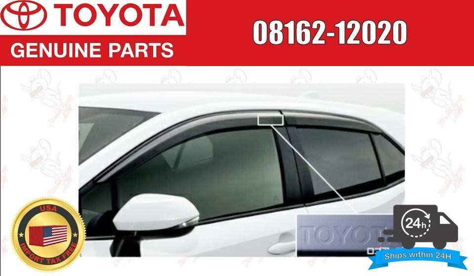 Toyota OEM Window Rain Guard Visors 08162-12020 for corolla sport 1