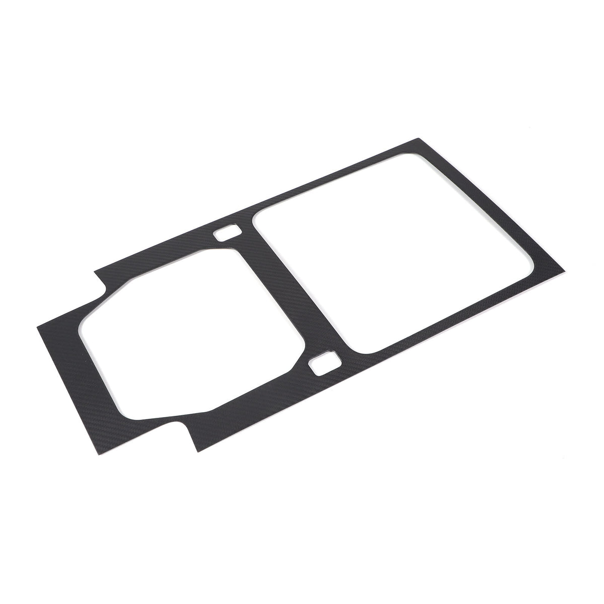 Matte Real Carbon Fiber Cup Holder Panel Trim Cover For Defender 110 90 2020-23 16