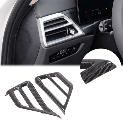 Real Carbon Fiber Side Air Vent Frame Trim For BMW 3 4 330i 430i G20 G21 2025+ 21
