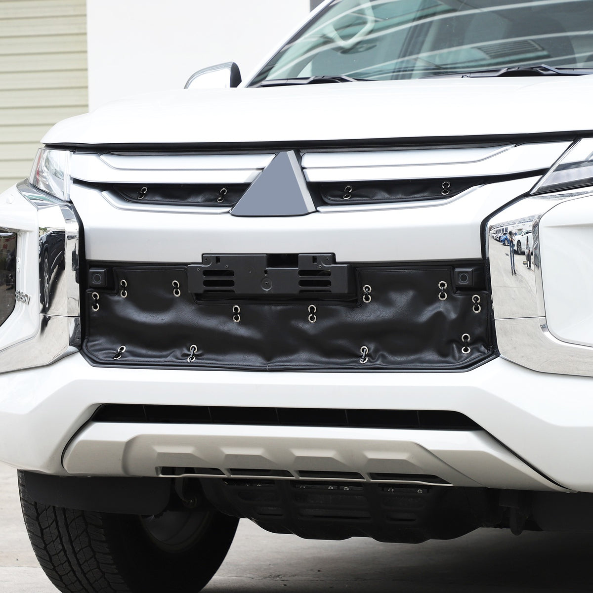 Front Grille Anti-Freezing Cover Trim For Mitsubishi L200 Triton 2019-2023 7