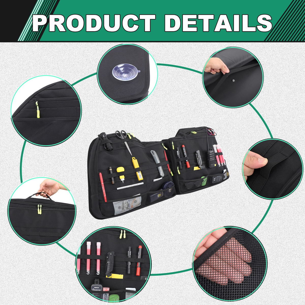 Rear Trunk Door Window Storage Bag Tray Box For Toyota Prado LC90 1996-2002 US 23