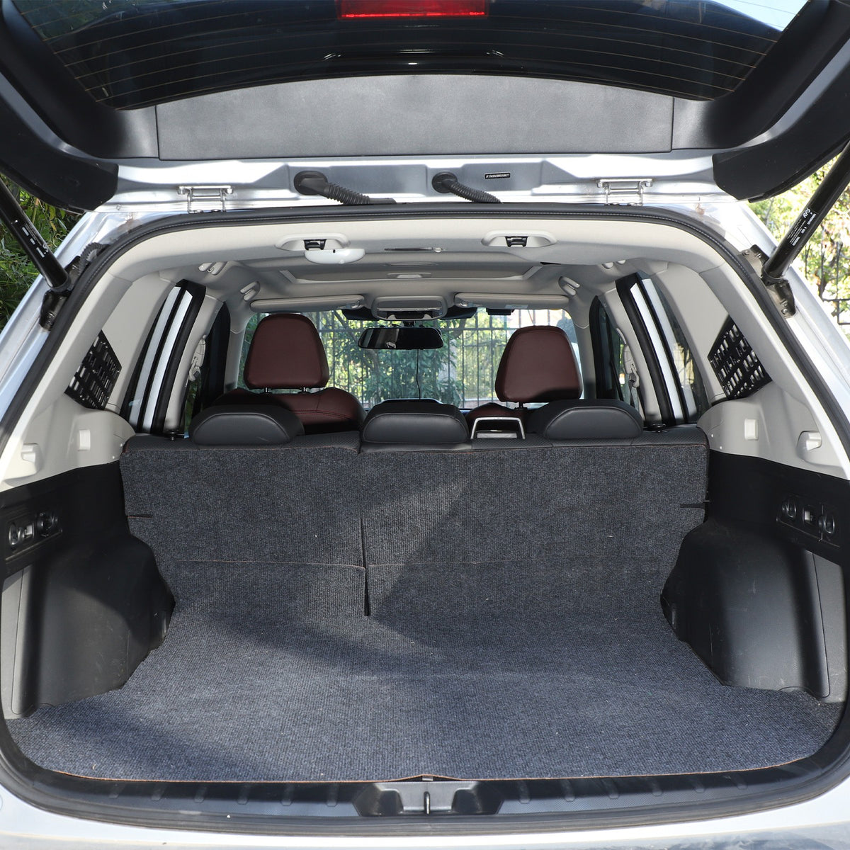 Side Window Cargo Barrier & Organizer Molle Panel For Subaru Forester 2019-2024 12