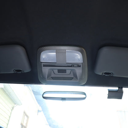 Matte Real Carbon Fiber Reading Light Cover Trim for Toyota 86/Subaru BRZ 22-24 11