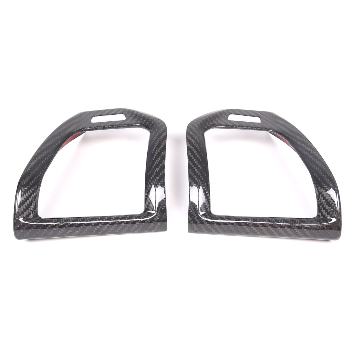Real Carbon Fiber Dashboard Side Air Vent Cover Trim For BMW 8 Series 2019-2022 1