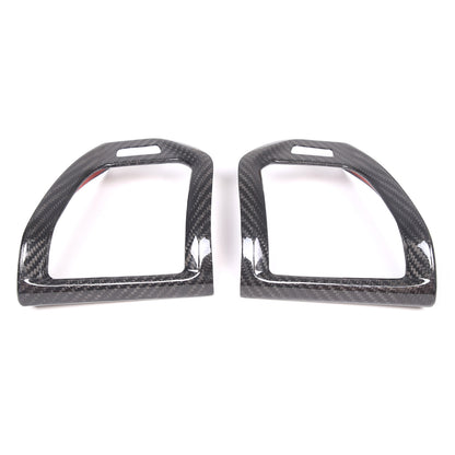 Real Carbon Fiber Dashboard Side Air Vent Cover Trim For BMW 8 Series 2019-2022 1