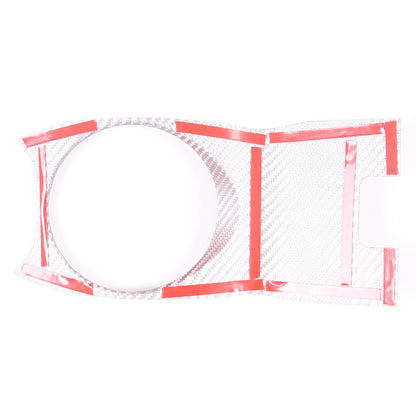 Real Carbon fiber Center Armrest Cup Holder Cover Trim For McLaren GT 19-22 5