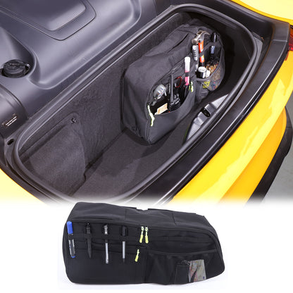 Black Rear Trunk Boot Side Pocket Storage Box Tray For Lotus EMIRA 2021-25 15