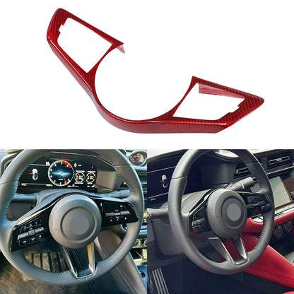 Red Real Carbon Fiber Interior Center Console Trim For Nissan Z 400Z RZ34 2023+ 63