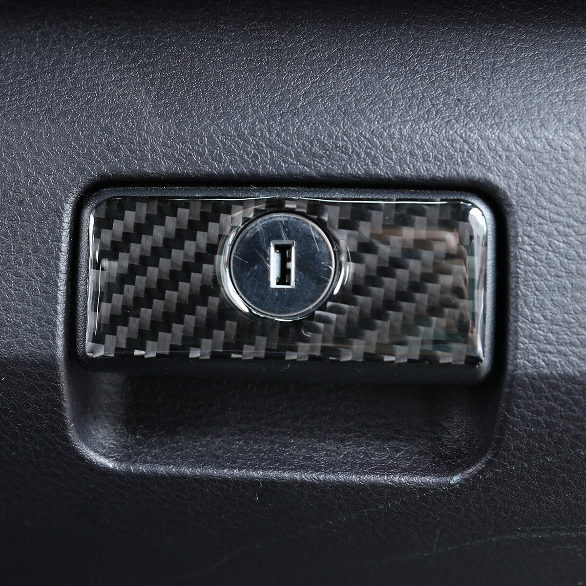Real Carbon Fiber Co-pilot Central Control Panel Trim For Toyota Tacoma 15-20 11