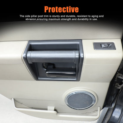 Glossy Piano Black ABS Interior Door Handle Trim For Hummer H2 2003-2007 US 14