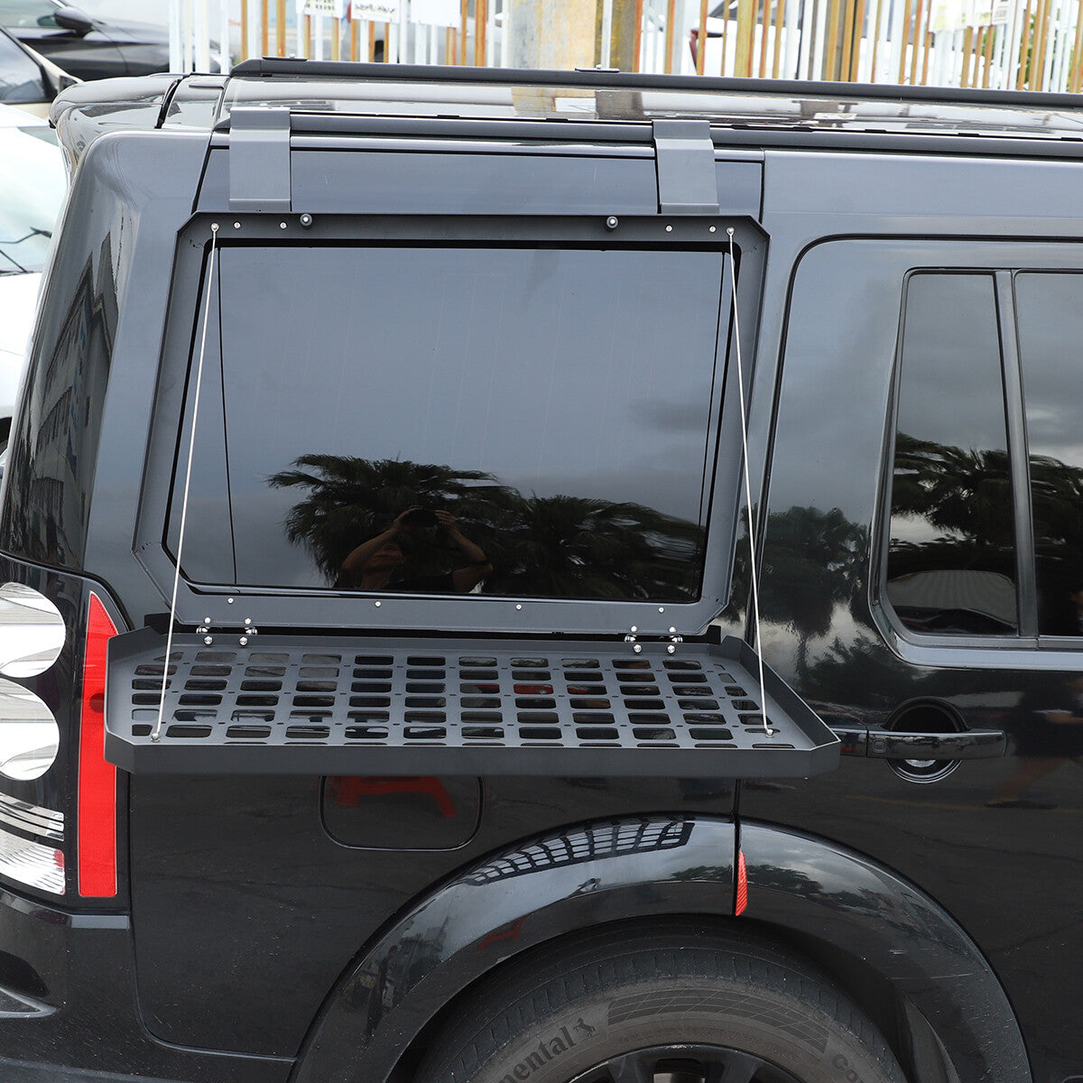 Rear Window Table Armor Protector Cover For Land Rover Discovery4 LR4 L319 04-16 18