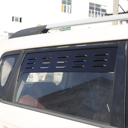 Black Rear Door Window Louver Air Vent Panel Trim Cover For Kia Soul 2009-2013 20
