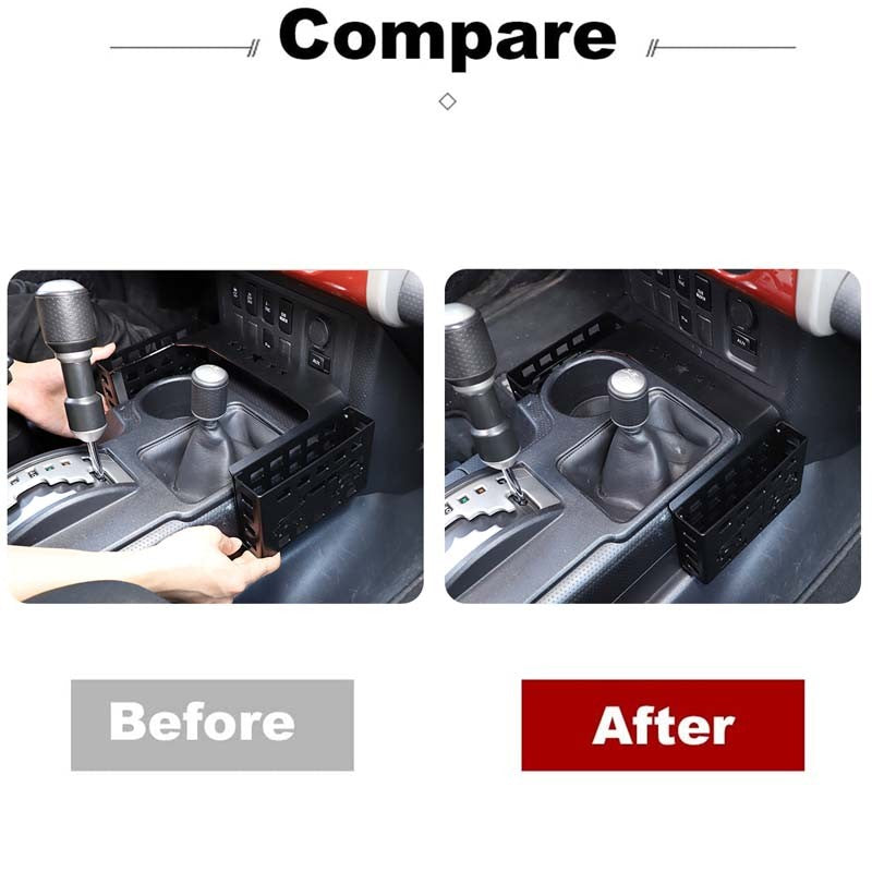 Star Style Interior Storage Box Two Baskets Trim For Toyota FJ Cruiser 07-21 US 7