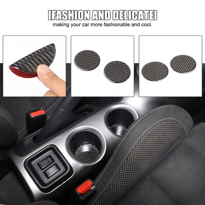 Soft Carbon Fiber Interior Center Console trim Sticker For Nissan Juke 2011-2019 181