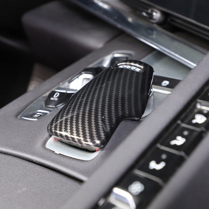 4PCS ABS Carbon Fiber Center Console Panel Trim Cover Set For CORVETTE C8 20-25 4