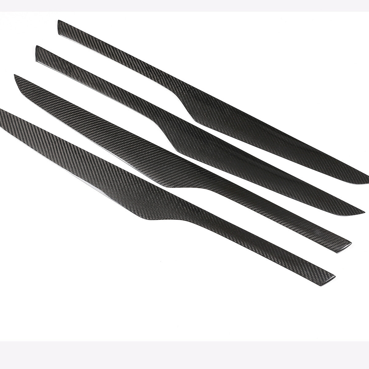 Real Carbon Fiber Interior Door Panel Decor Trim For BMW X5 F15 2014-2018 15
