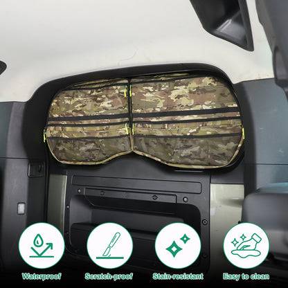 Camouflage Tailgate Trunk Window Storage Box Tray for LR Defender L663 2020+ 21