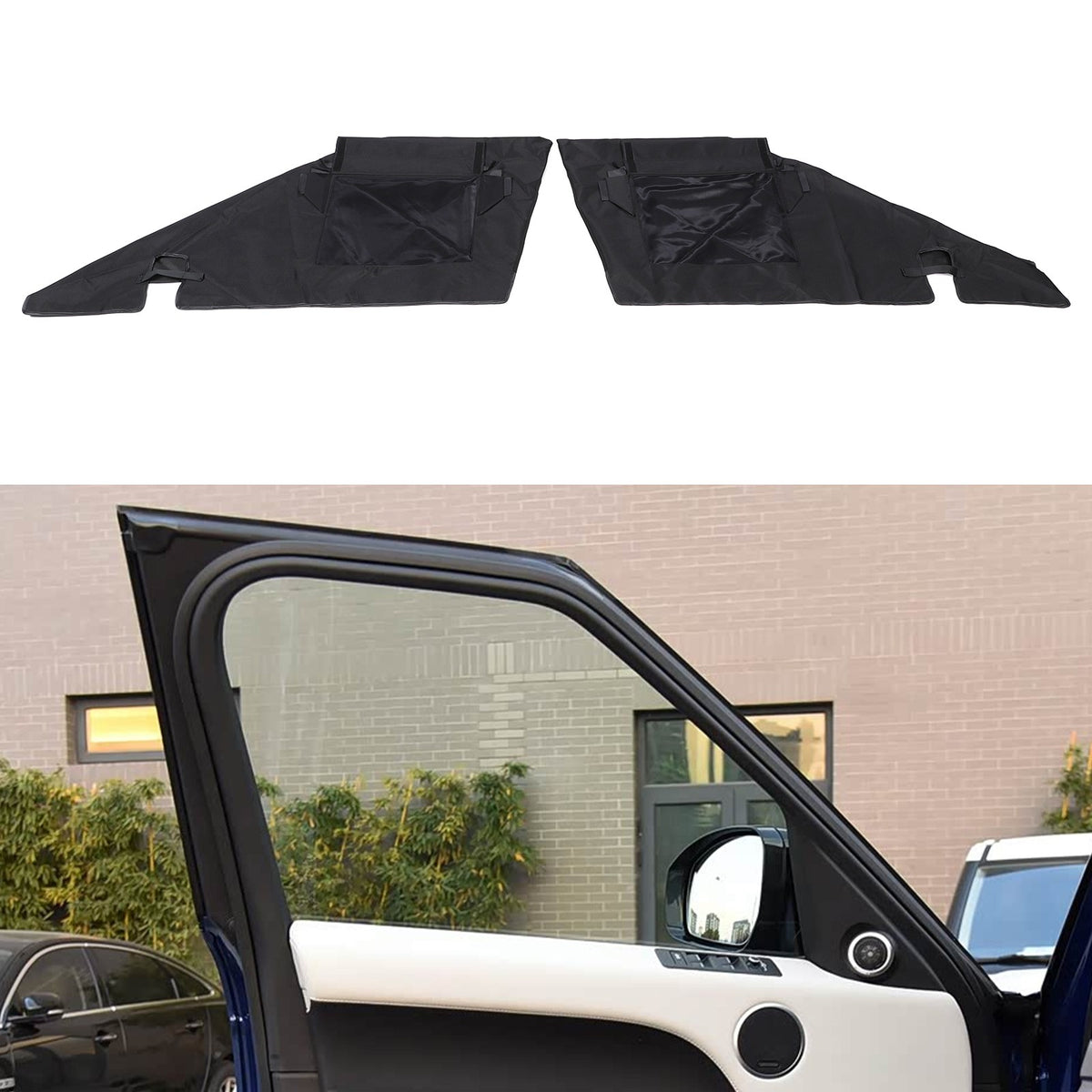 Car Front Window Screen Sun Shade Cover Mesh For LR Range Rover Sport L494 14-22 7
