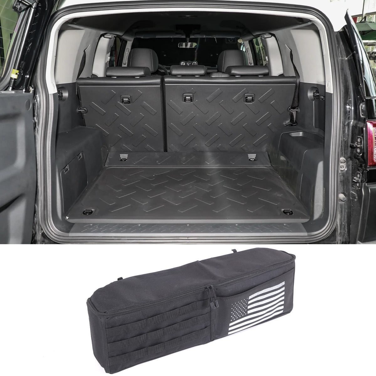 USA Flag Rear Trunk Right Side Storage Box For Toyota FJ Cruiser 2007-2021 13