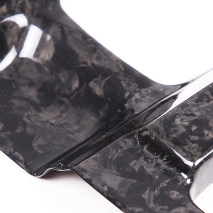 Forged Real Carbon Fiber Multimedia Panel Trim Cover For Mazda MX-5 2016+ 19