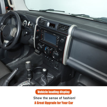 Piano Black ABS Navigation Decorative Panel For Toyota FJ Cruiser 2007-2021 13
