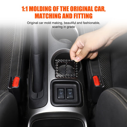 Soft Carbon Fiber Interior Center Console trim Sticker For Nissan Juke 2011-2019 136