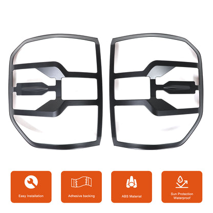 Matte Black Rear Taillight Trim Cover Bezel For Ford Maverick 2022-2024 US 23