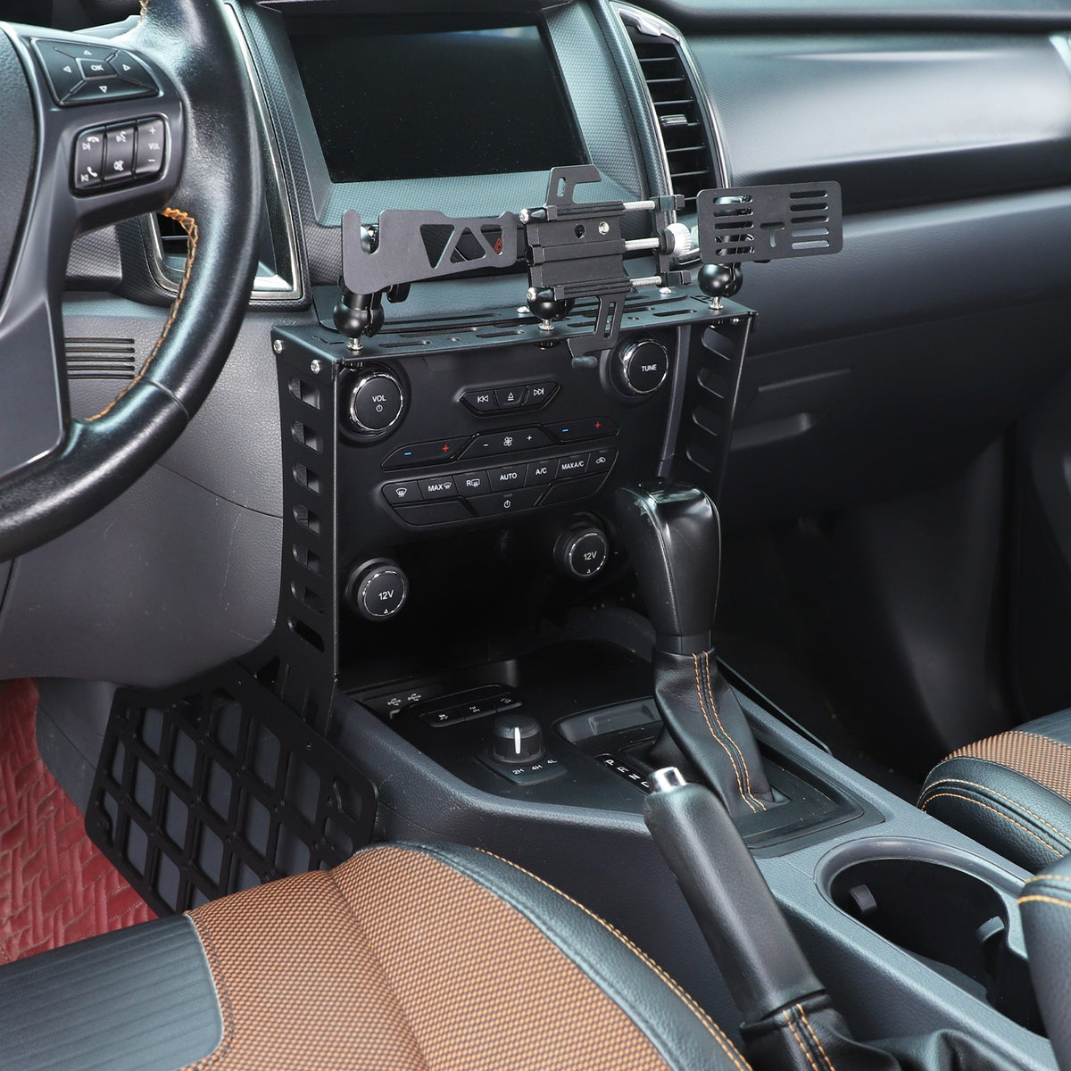 Off-Road Center Gear Shift Extension Platform For Ford Ranger T7 2015-2022 1