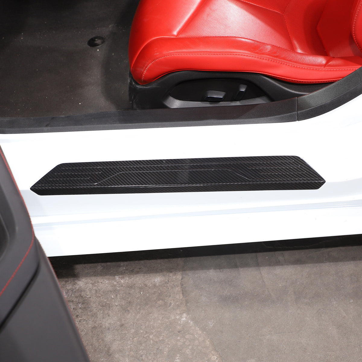 Real Dry Carbon Fiber Full Interior Center Set Trim Kit For Corvette C8 20-25 US - Styles 11-15 55