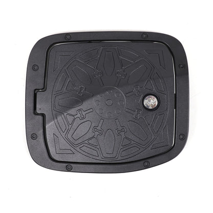 Door Fuel Tank Cover With Lock Gas Cap Tank Trim For Toyota Tacoma 2016-23 8