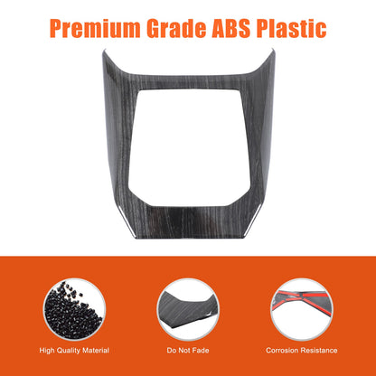 ABS Black Wood Grain Center Console Gear Shift Trim Cover For BMW X3 G45 2025+ 22
