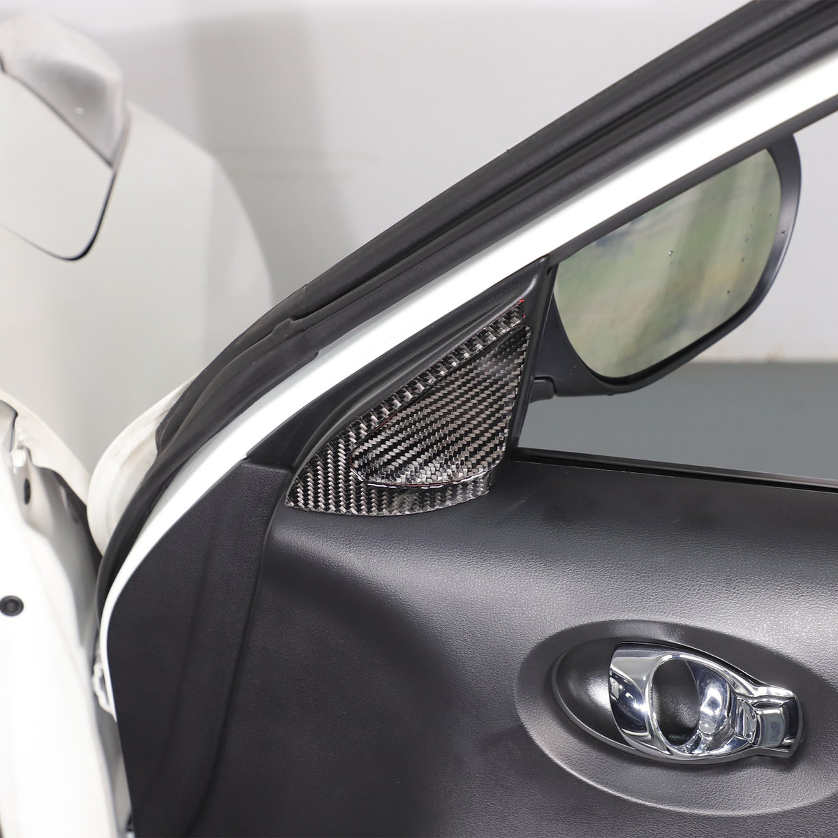 Soft Carbon Fiber Interior Center Console trim Sticker For Nissan Juke 2011-2019 97
