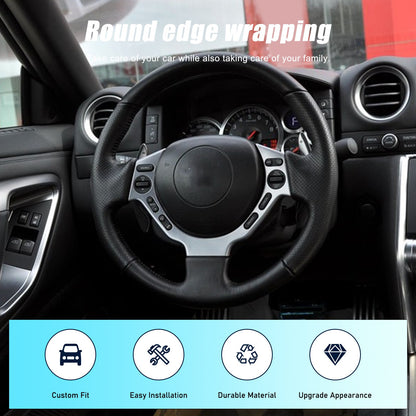 Matte Real Carbon Fiber Steering Wheel Button Trim For Nissan GTR R35 2008‑2016 7