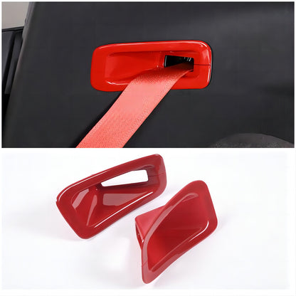 Red Full Interior Set Dash Panel Decor Cover Trim Kit For Corvette C8 2020-25 - Variants 6-10 33