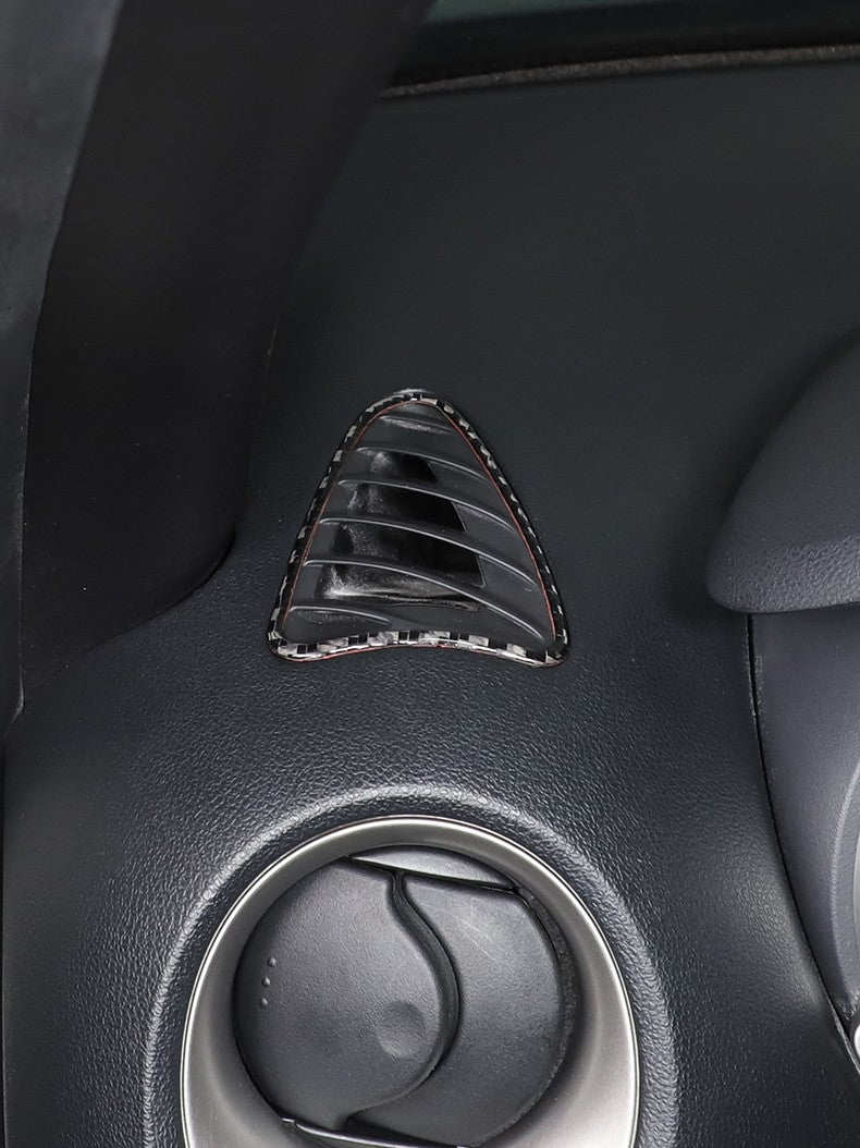 Soft Carbon Fiber Interior Center Console trim Sticker For Nissan Juke 2011-2019 214
