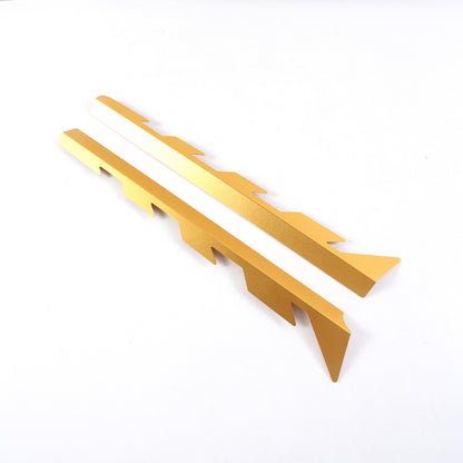 Yellow Aluminum Engine Bay Engine Side Cover Plate Trim For Corvette C8 2020-26 7