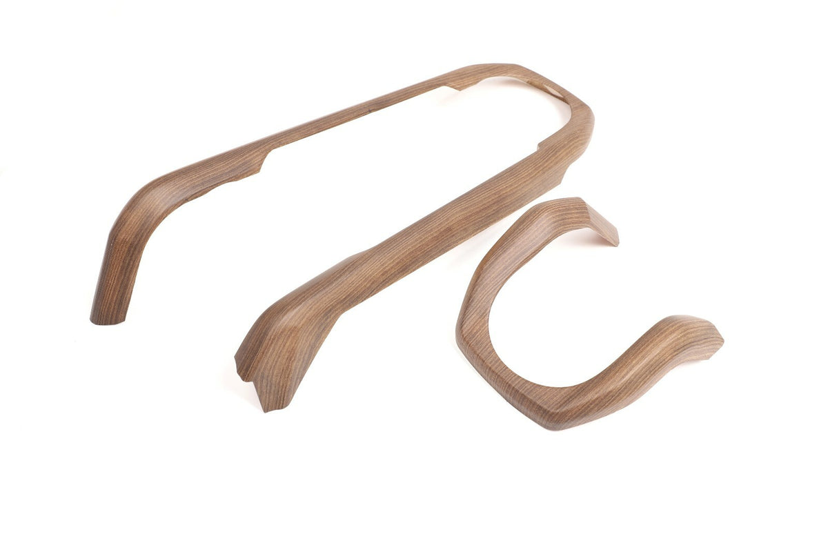 Pear Wood Central Console Dashboard Panel Cover Trim For Toyota Tacoma 2016-23 5
