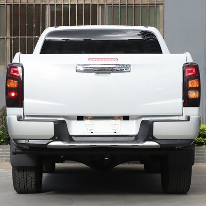 ABS Transparent Smoked Black Gray Tail Light Cover For Mitsubishi L200 2019+ 6