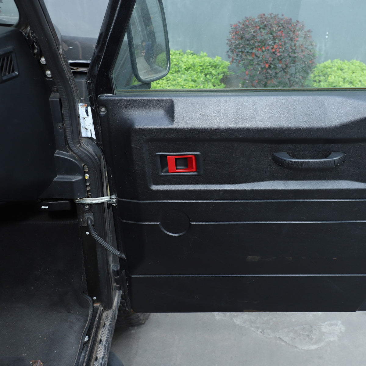 Replacement Red Steel Interior Door Handle For LR Defender L316 2004-2018 13