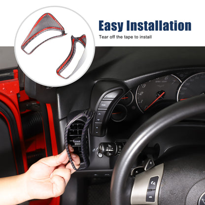 Real Carbon Fiber Interior Dashboard Console Frame Trim For Corvette C6 2005-13 11